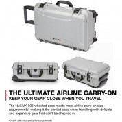 Nanuk 935 Wheeled Hard Case - Silver, 28.5l