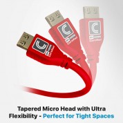 Microflex Pro Hdmi Cable With Ethernet, 6ft, Red