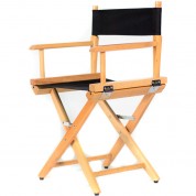 Filmcraft Junior Director's Chair Natural Frame Black Canvas