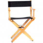 Filmcraft Junior Director's Chair Natural Frame Black Canvas