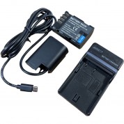 Bescor Dmw-blf19 Dummy Battery & Charger Kit