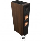 Klipsch Rp-8060fa Ii Floorstanding Speaker Walnut Pair