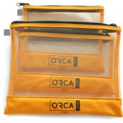 Orca Transparent Accessories Pouches 3-pack