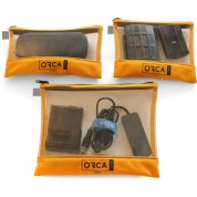 Orca Transparent Accessories Pouches 3-pack