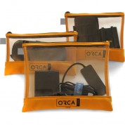 Orca Transparent Accessories Pouches 3-pack