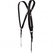 Coiro Dual Camera Harness Black - Compact & Durable