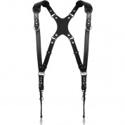 Coiro Skinny Dual Camera Harness Black