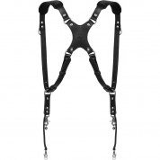 Coiro Skinny Dual Camera Harness Black