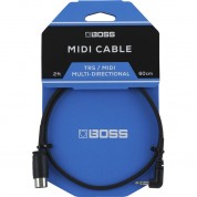 Boss Bmidi-2-35 3.5mm Trs To Midi 5-pin Din Cable