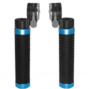 Kondor Blue Quick Release Rosette Handgrip Set Raven Black