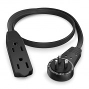 360° Rotating Flat Plug Extension Cord - Maximm Cable