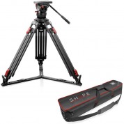 Shape Pro Video Tripod Carbon Fiber 100mm Bowl Fluid Head