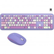 X9 Wireless Keyboard And Mouse - Purple | High Performance