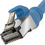 Pearstone Cat 7 Double-shielded Ethernet Cable 100' Blue