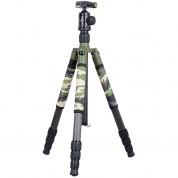 Xiletu T284c+fb-1 Camouflage Carbon Fiber Tripod