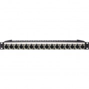 16-port Xlr Female Patch Panel With Neutrik Nc3fd-l-1