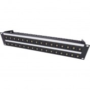 32-port 75-ohm Bnc Feed-through Patch Panel 2ru