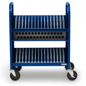 Bretford 30-device Cube Transport Cart Royal Blue