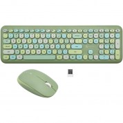 X9 Wireless Keyboard And Mouse Light Green