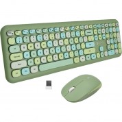 X9 Wireless Keyboard And Mouse Light Green