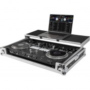 Pioneer Dj Ddj-rev7 Flight Case With Laptop Platform