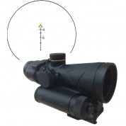 Browe 4x32 Combat Optic Riflescope 5.56mm Green Chevron Black