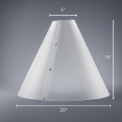 V-flat World Light Cone Karl Taylor Large