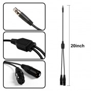 Gvm Dmx 3-pin Xlr Y-cable 20 Inch