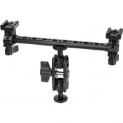 Camvate T-bar Bracket With Dual Ball Head & Cold Shoe Mounts