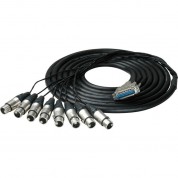 Sescom 25-pin D-sub To 8 Xlr Female Cable 5ft