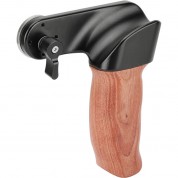 Camvate Wooden Hand Grip Arri Rosette M6 Thread Right