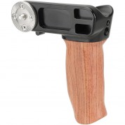 Camvate Wooden Hand Grip Arri Rosette M6 Thread Left