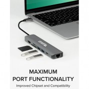 Plugable Usb-c 7-in-1 Docking Station Ethernet