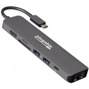 Plugable Usb-c 7-in-1 Docking Station Ethernet