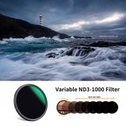 K&f Concept Nano-d Variable Nd Filter 77mm 1.5-10 Stops