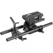 Camvate Pro Shoulder Rig With Lens Support Bundle