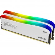 Kingston 16gb Fury Beast Ddr4 Rgb Ram White