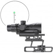 Browe 4x32 Combat Optic Riflescope 7.62x39mm Green Chevron