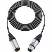 Sescom 5-pin Xlr Male To Female Belden Star Quad Mic Cable 15'