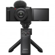 Sony Zv-1f Vlogging Camera With Accessory Kit (black)