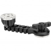 Camvate Extension Arm Dual Arri Rosettes M6 Thumbscrew Black Knob