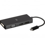 C2g Usb-c 4-in-1 Video Adapter Hdmi Displayport Dvi Vga