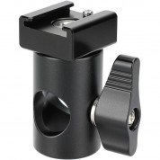 Camvate Light Stand Adapter Cold Shoe Mount Black Lever