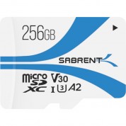 Sabrent 256gb Rocket Uhs-i Microsdxc Card With Adapter