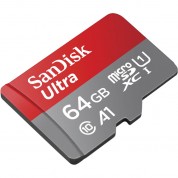 Sandisk 64gb Ultra Uhs-i Microsdxc Card With Adapter