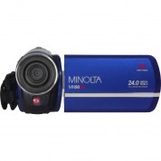 Minolta Mn90nv Hd Night Vision Camcorder Blue