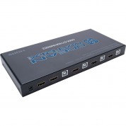 4k 60hz Hdmi Switcher With Usb, Hotkey, Mic & Speaker