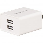 Chargeworx Dual Usb Wall Charger White