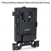 Andycine Multi-output V-mount Battery Plate With Lws Bracket