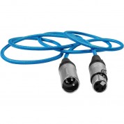 Kondor Blue 3-pin Xlr Male To Female Audio Cable 5ft